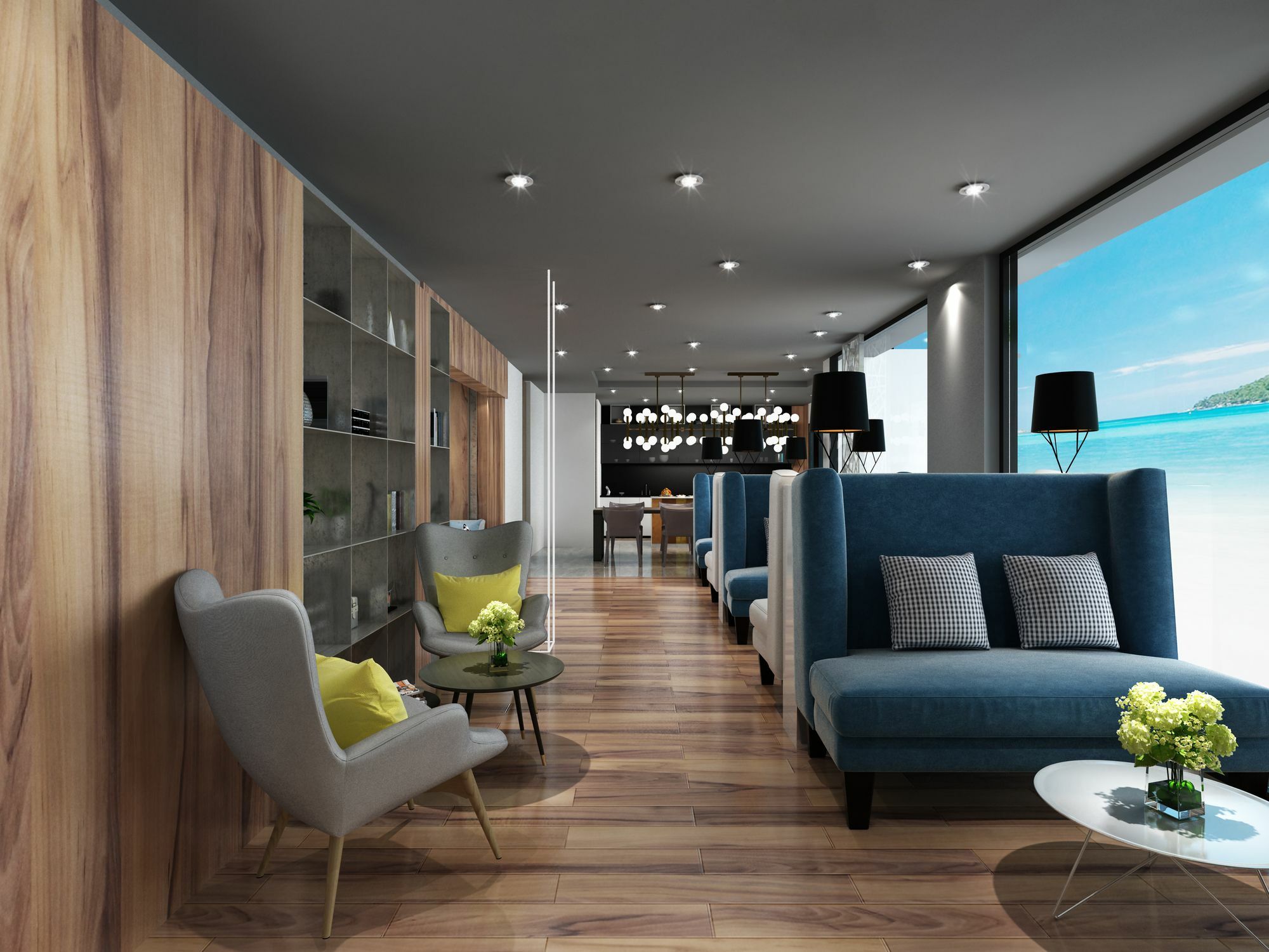 فندق فريزر بليس بوتري هاربر نوساجايا المظهر الخارجي الصورة The interior of the lounge
